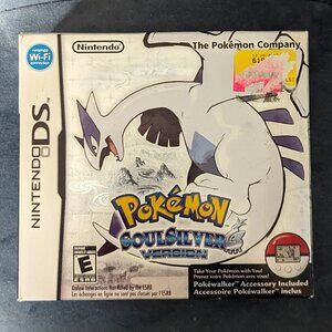 Nintendo DS Pokemon Soul Silver with Pokewalker CIB